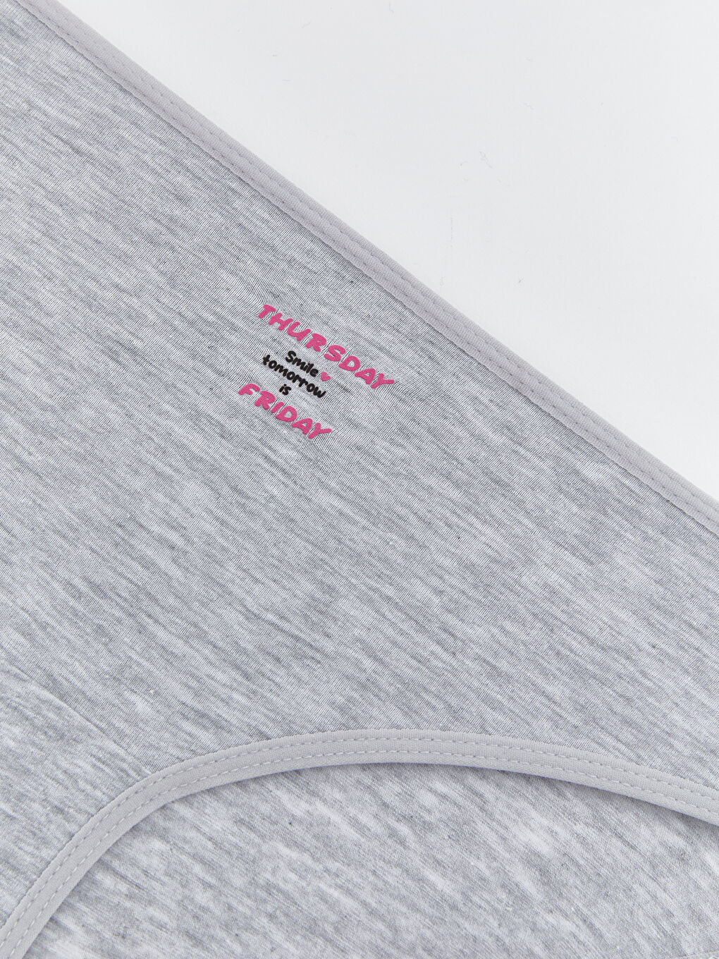 Gri Baskılı Bikini Külot-2