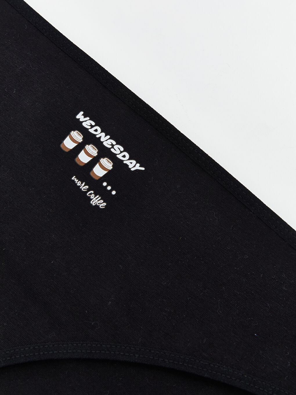 Siyah Baskılı Bikini Külot-2