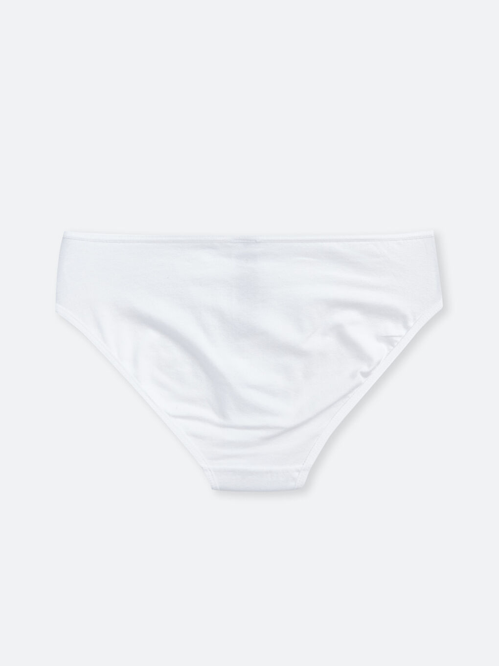 Beyaz Baskılı Bikini Külot-1