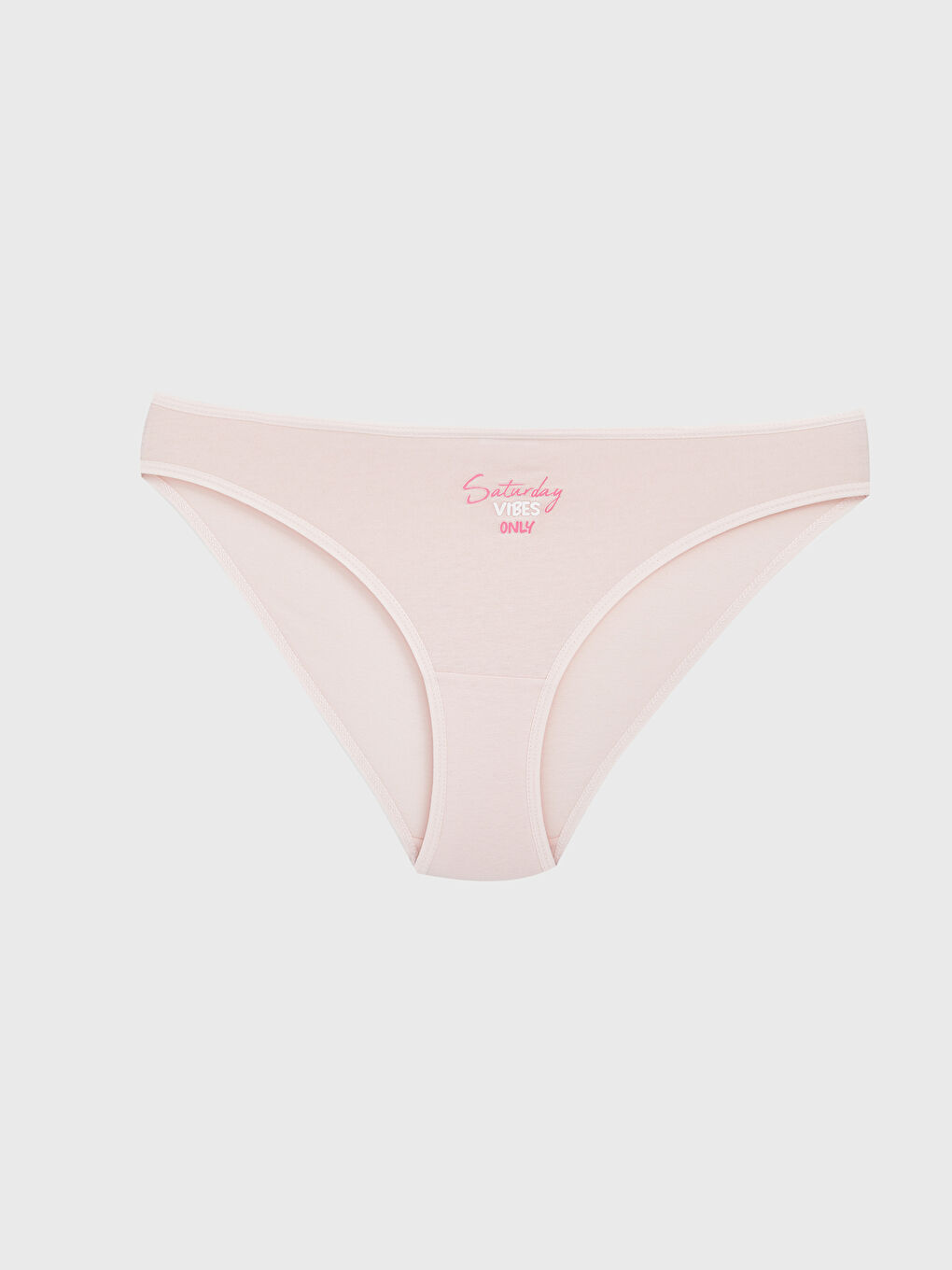 Pembe Baskılı Bikini Külot