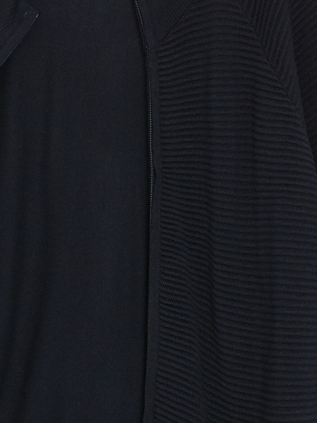 Regular Fit Funnel Neck Men's Knit Cardigan-4