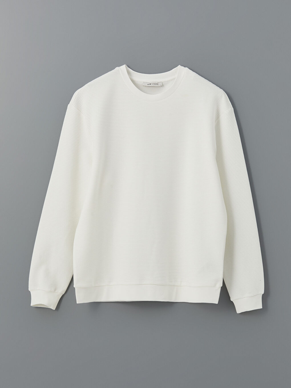 Crew Neck Long Sleeve Men's Sweatshirt-4