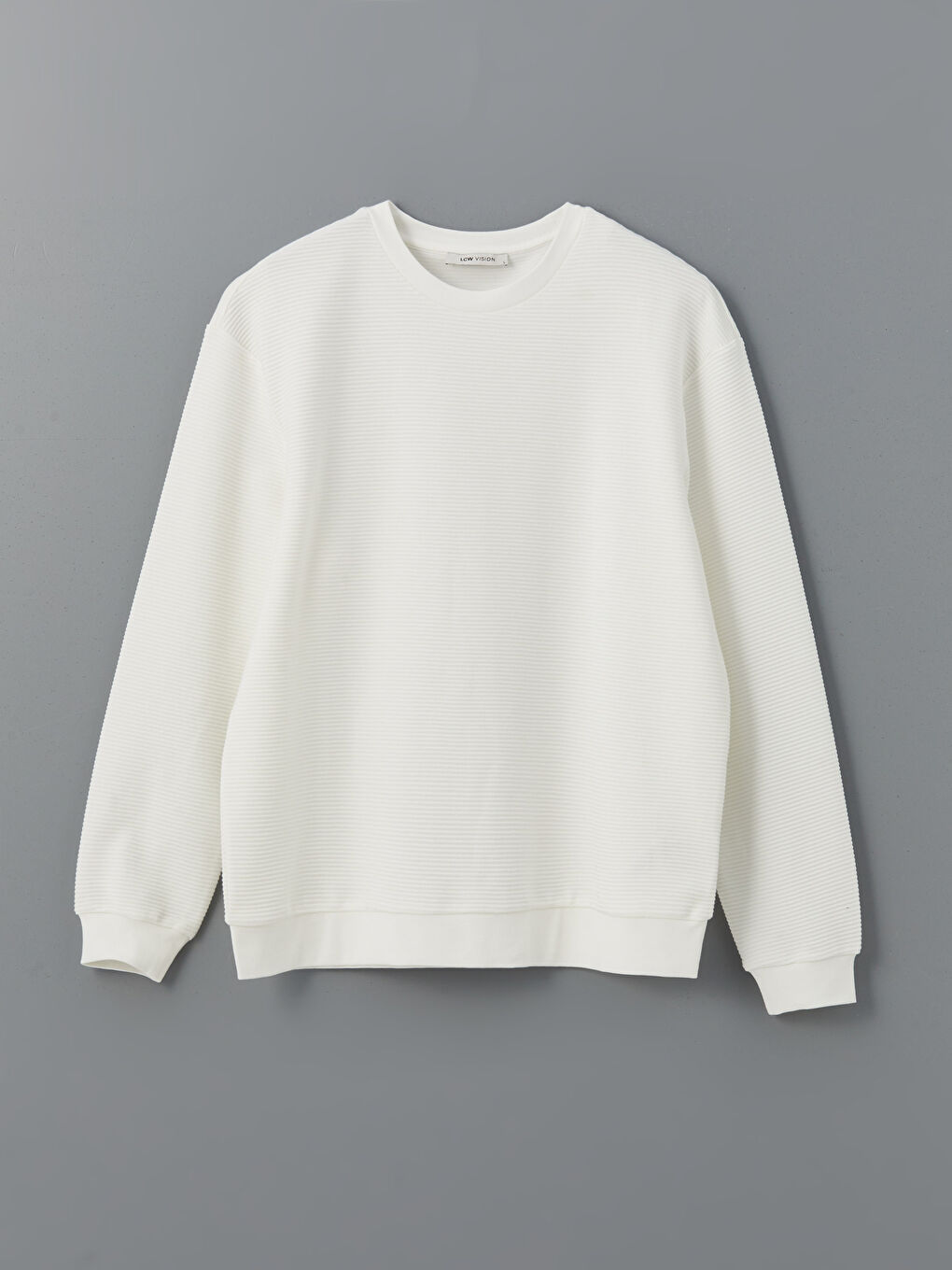 Crew Neck Long Sleeve Men's Sweatshirt-4