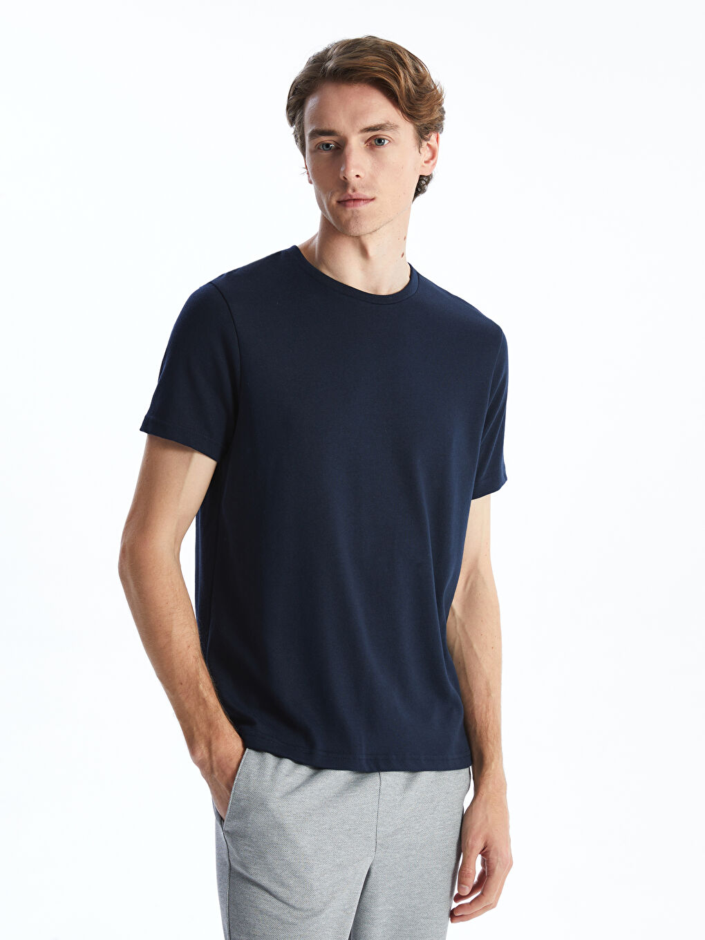 Crew Neck Short Sleeve Men's T-Shirt