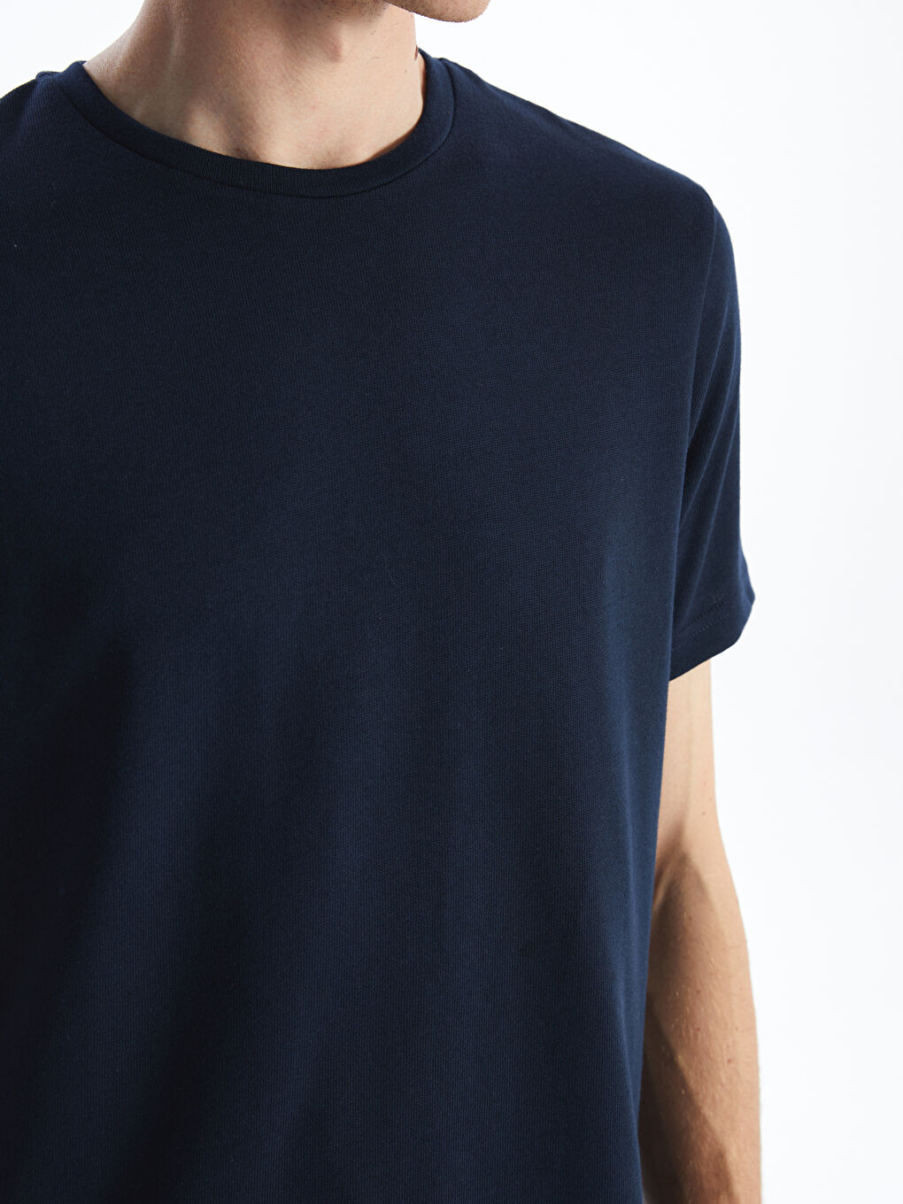 Crew Neck Short Sleeve Men's T-Shirt-2