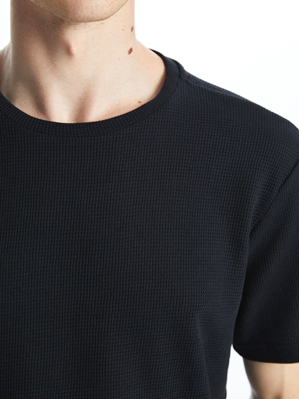 T-shirt à Manches Courtes pour Hommes avec Col Rond-2