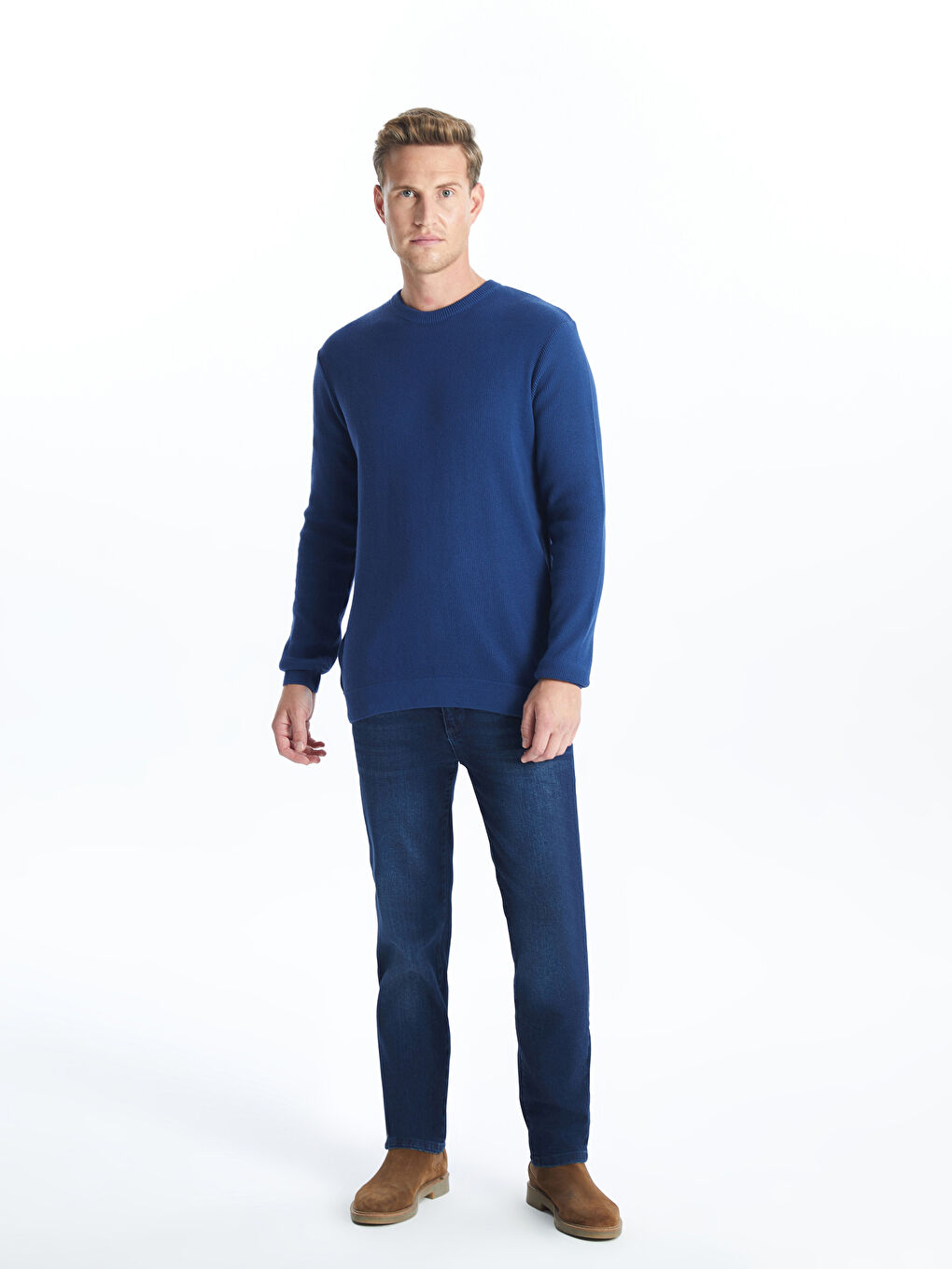 Crew Neck Men's Sweater-1