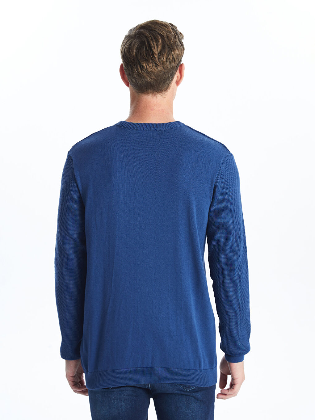 Crew Neck Men's Sweater-3