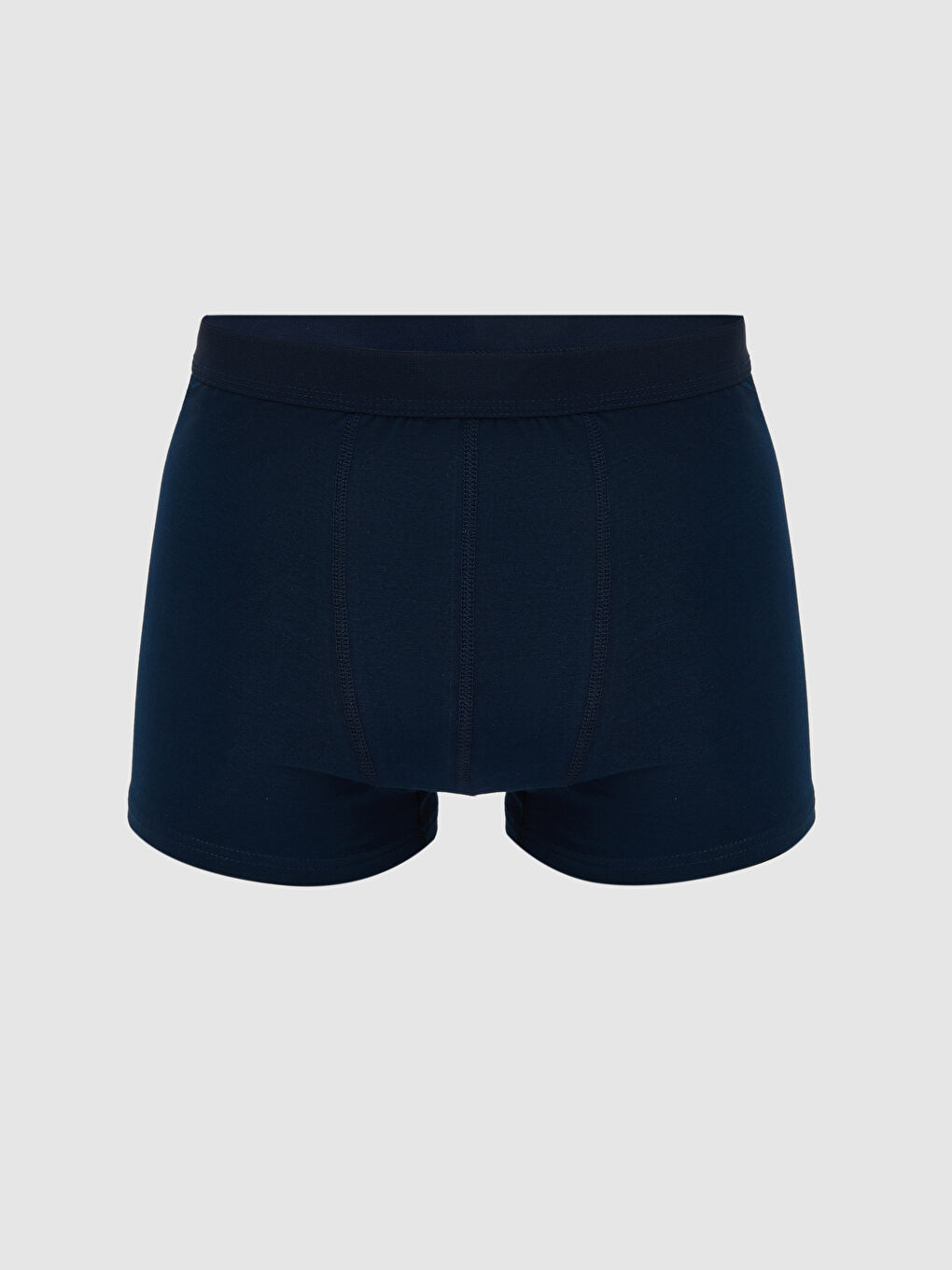 Lacivert Standart Kalıp Penye Erkek Boxer