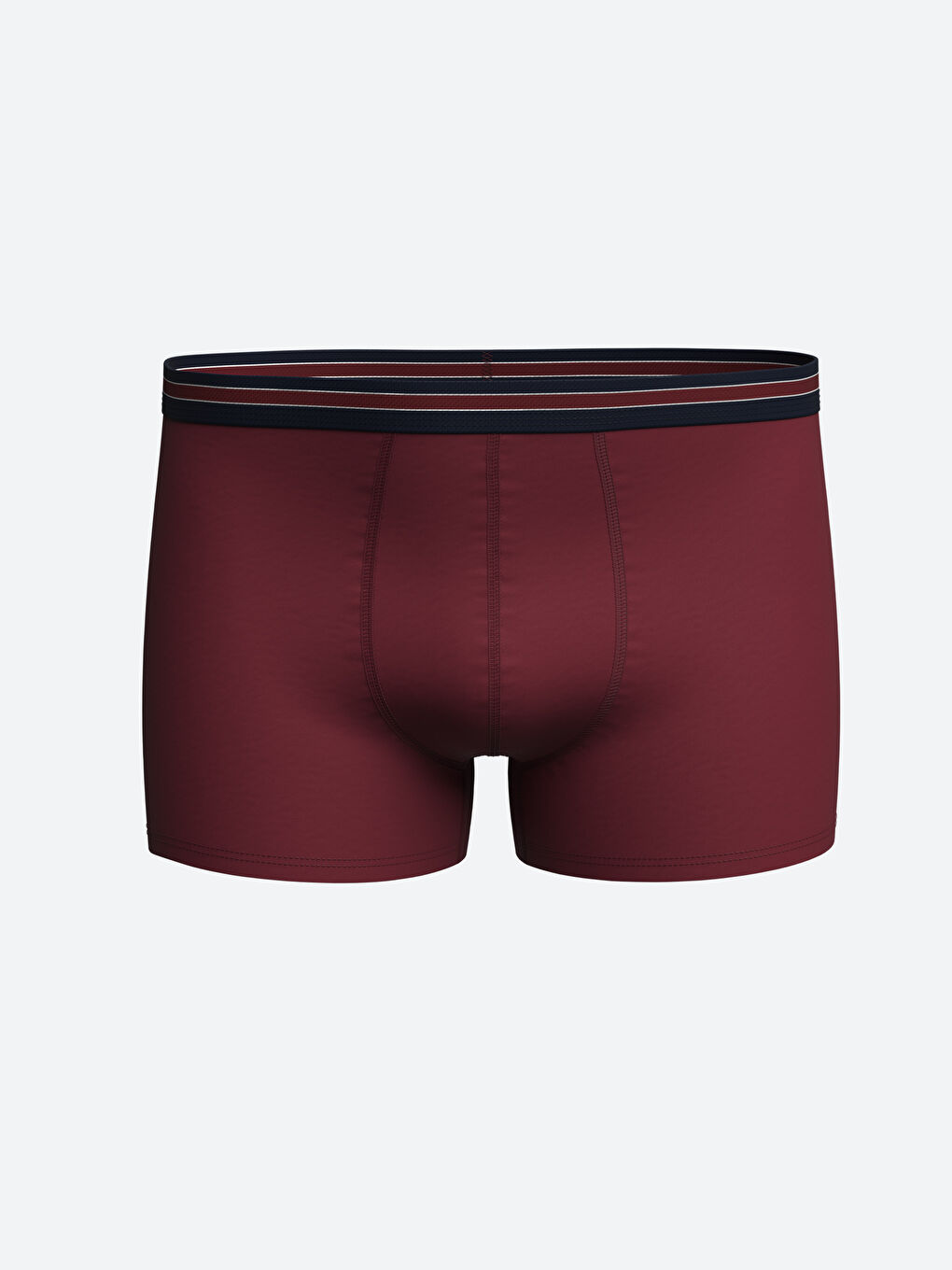 LC WAIKIKI Bordo Standart Kalıp Pamuklu Esnek Erkek Boxer 5'li - 5