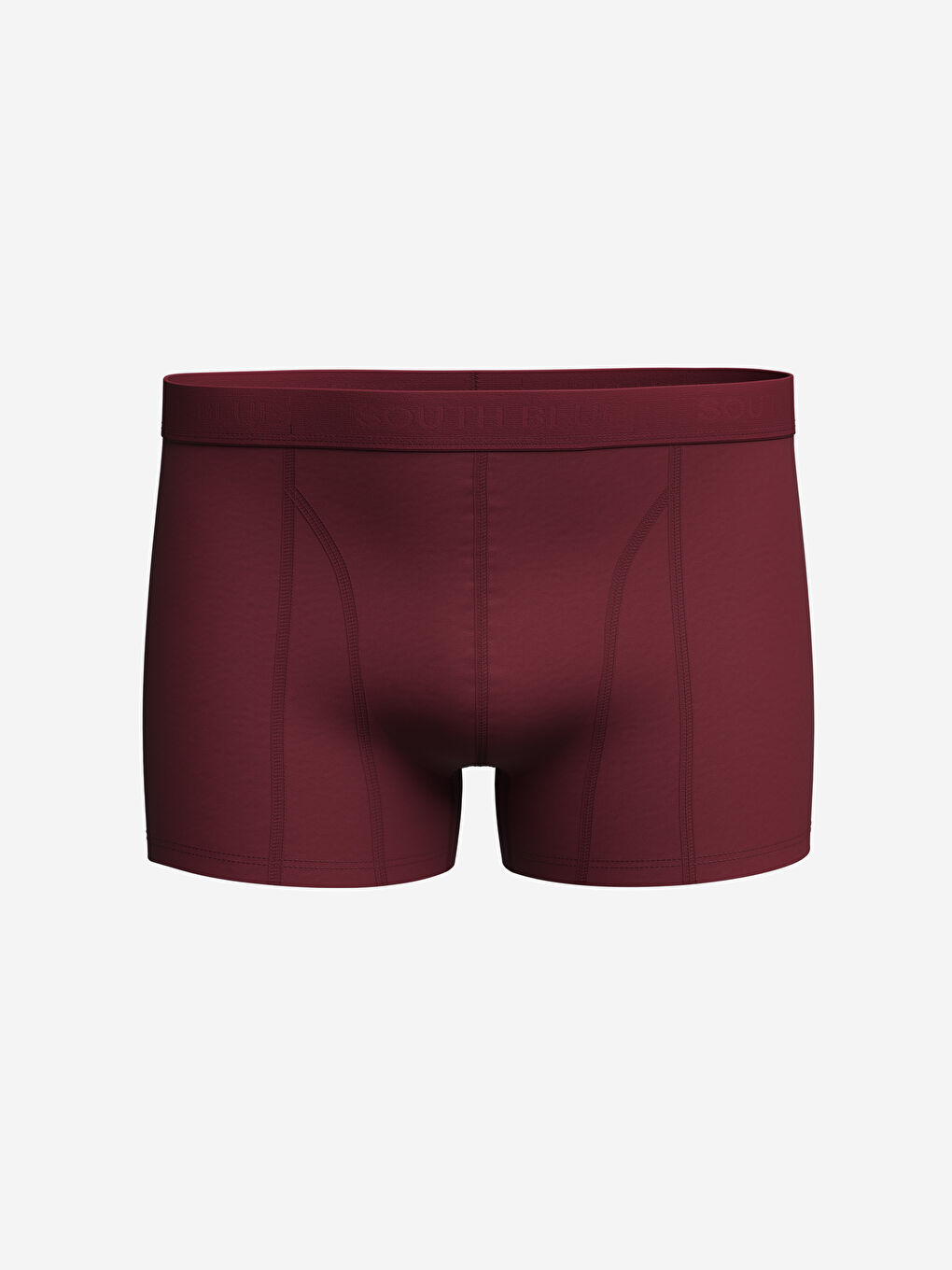 LC WAIKIKI Bordo Standart Kalıp Pamuklu Esnek Erkek Boxer 3'lü - 1