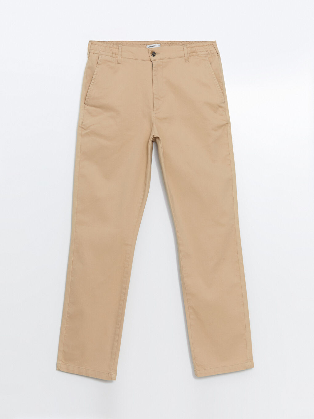 Standard Fit Gabardine Men's Chino Trousers-4