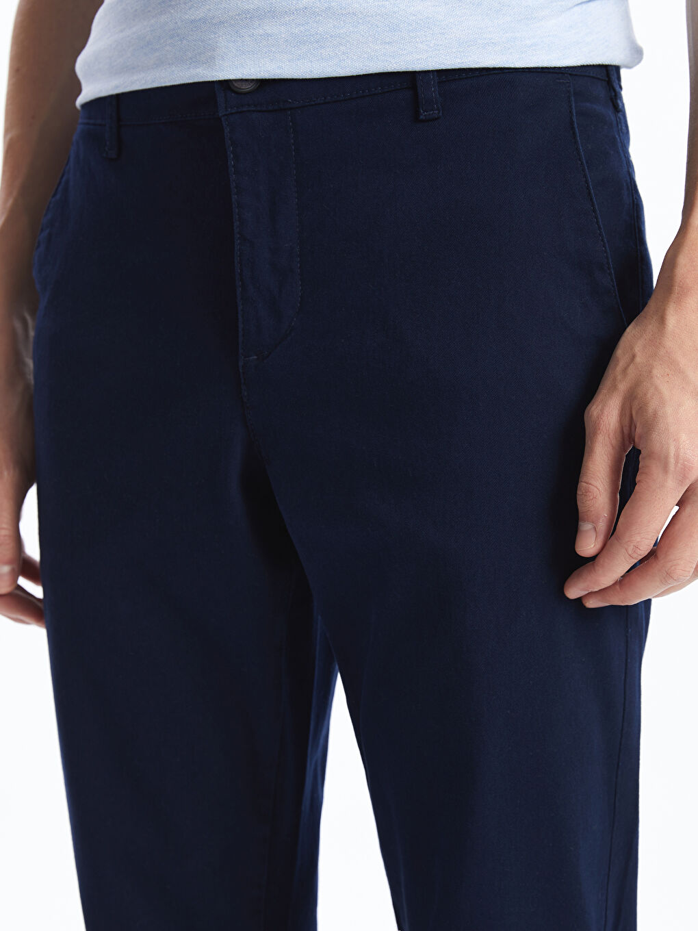 Slim Fit Men's Chino Trousers-2