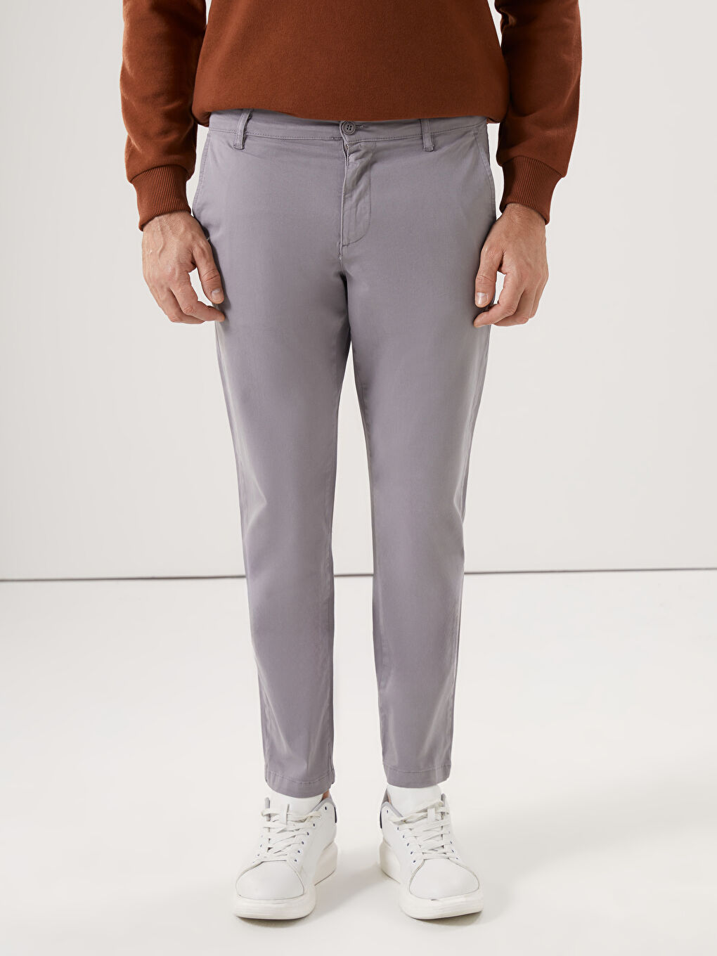 Slim Fit Men's Chino Trousers-1