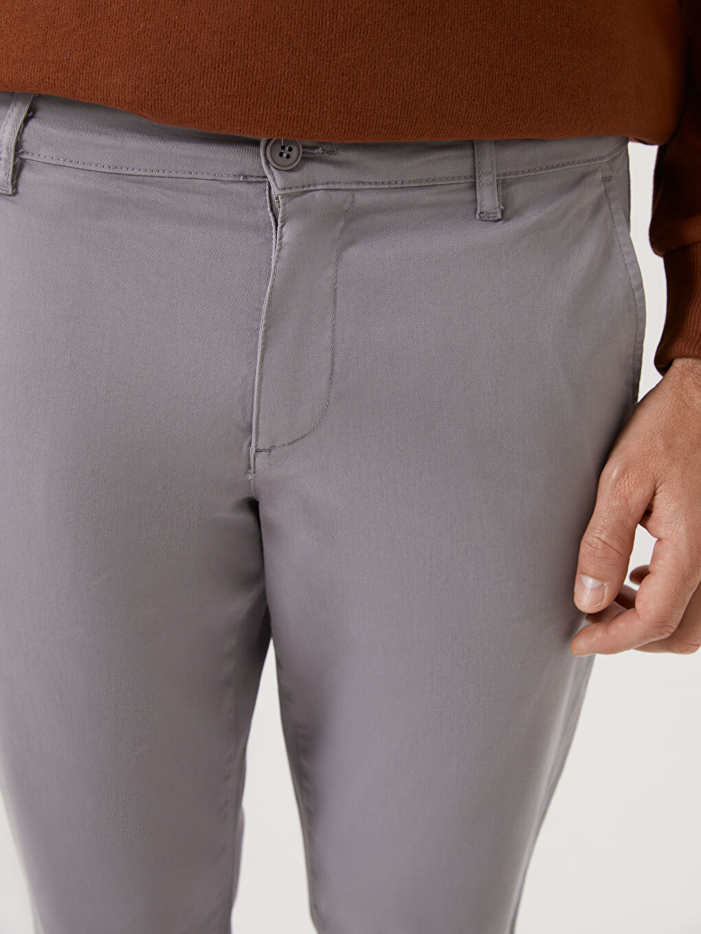 Slim Fit Men's Chino Trousers-2