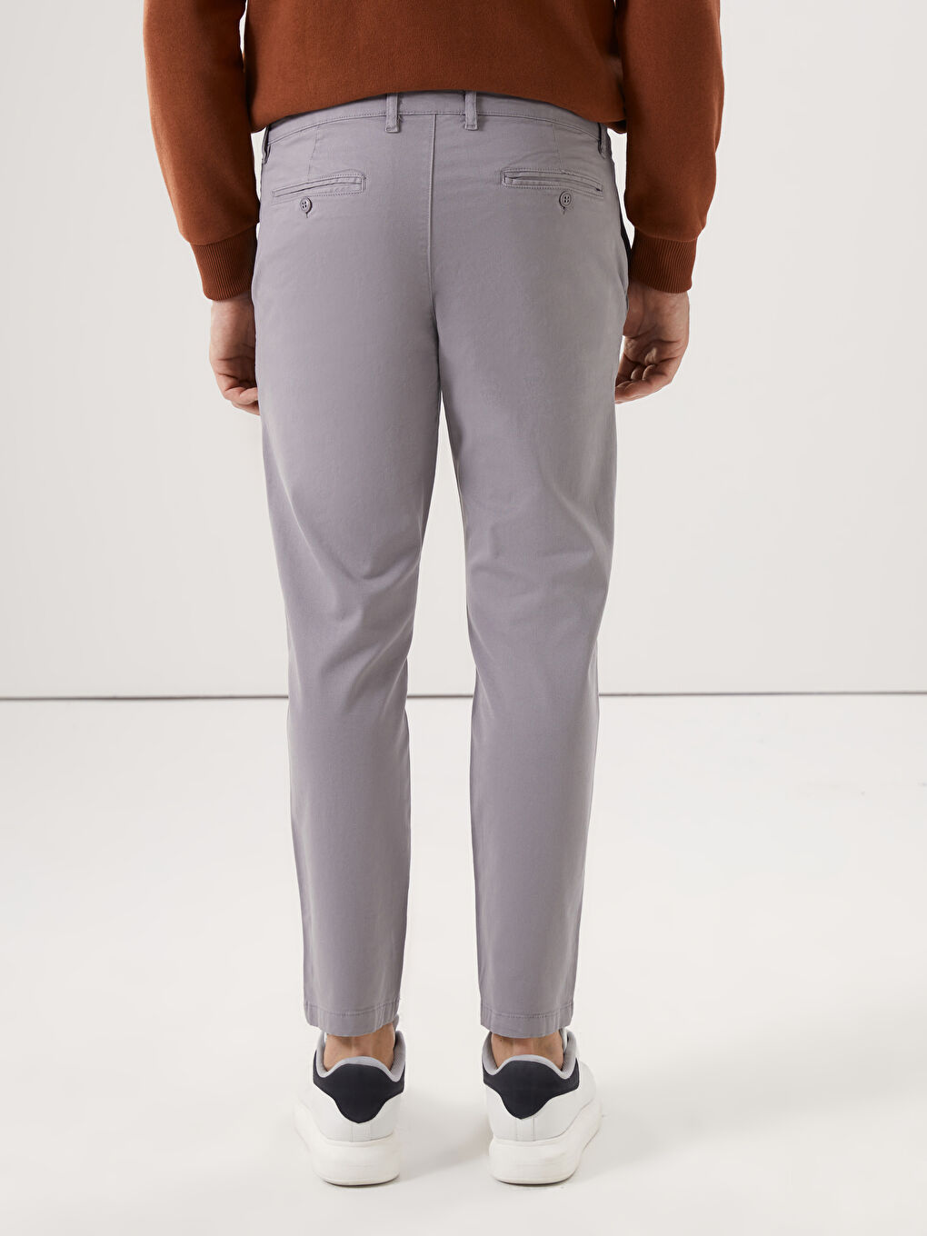 Slim Fit Men's Chino Trousers-3