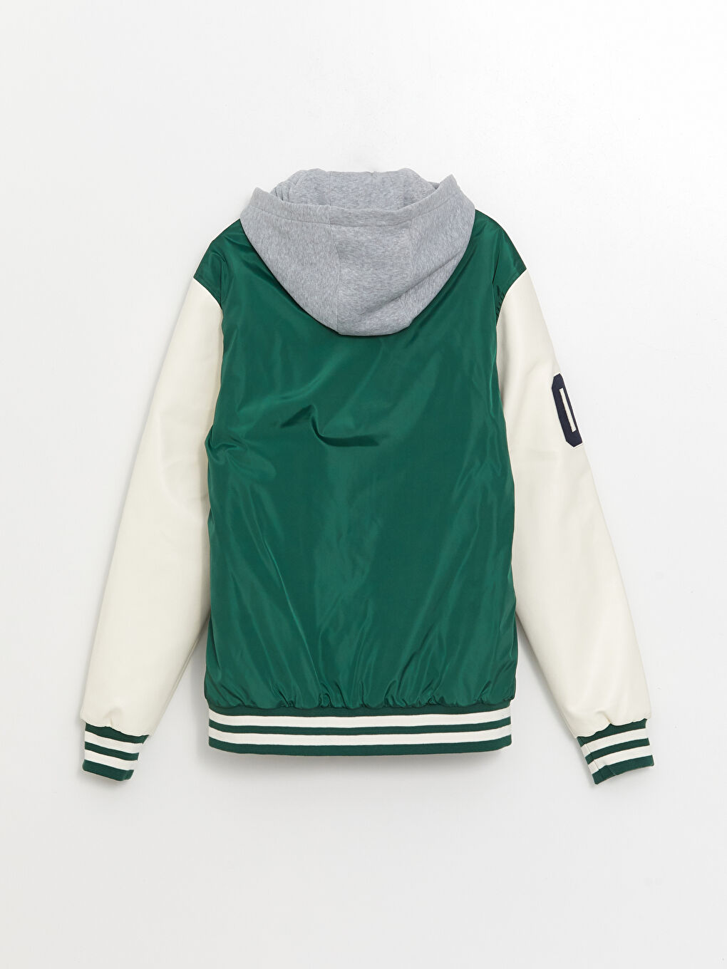 Standard Fit College Collar Men's Bomber Jacket-10