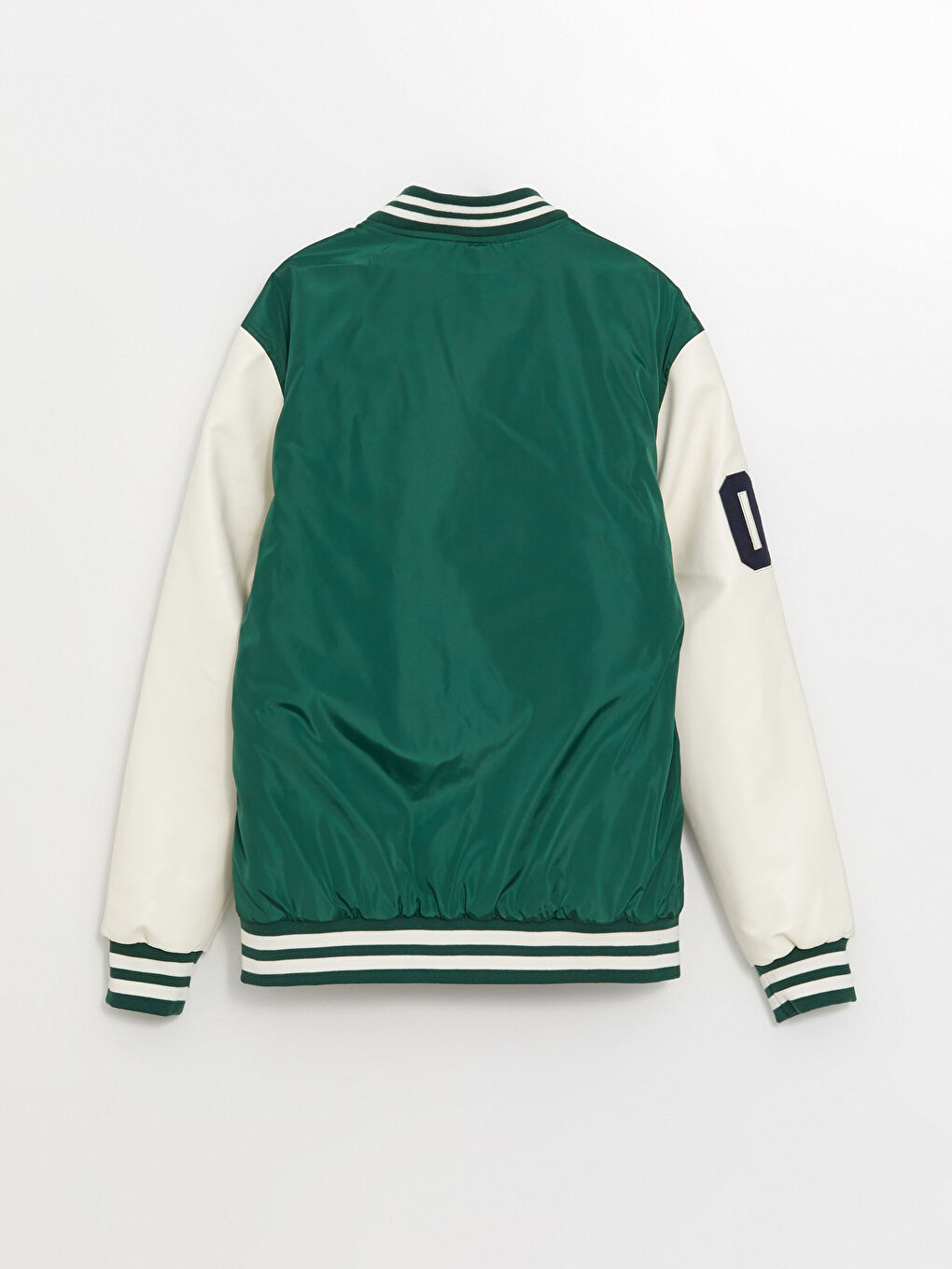 Standard Fit College Collar Men's Bomber Jacket-11