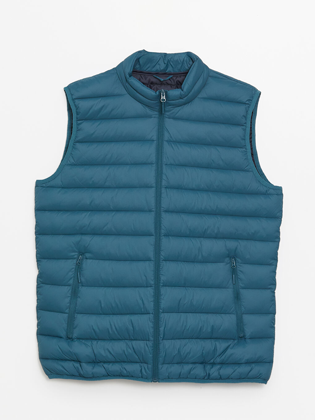 Gilet Doudoune à Col Cheminée pour Hommes Coupe Standard-6