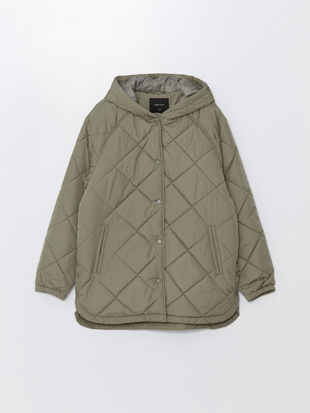 LCW Vision Manteau Bouffant Matelassé à Capuche pour Femmes -W41120Z8-Y6X
