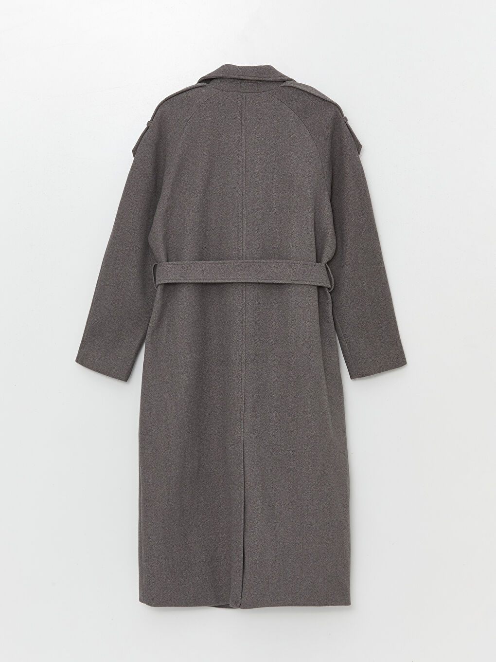 Col De Veste Pardessus Cachet Surdimensionné Pour Femmes-6