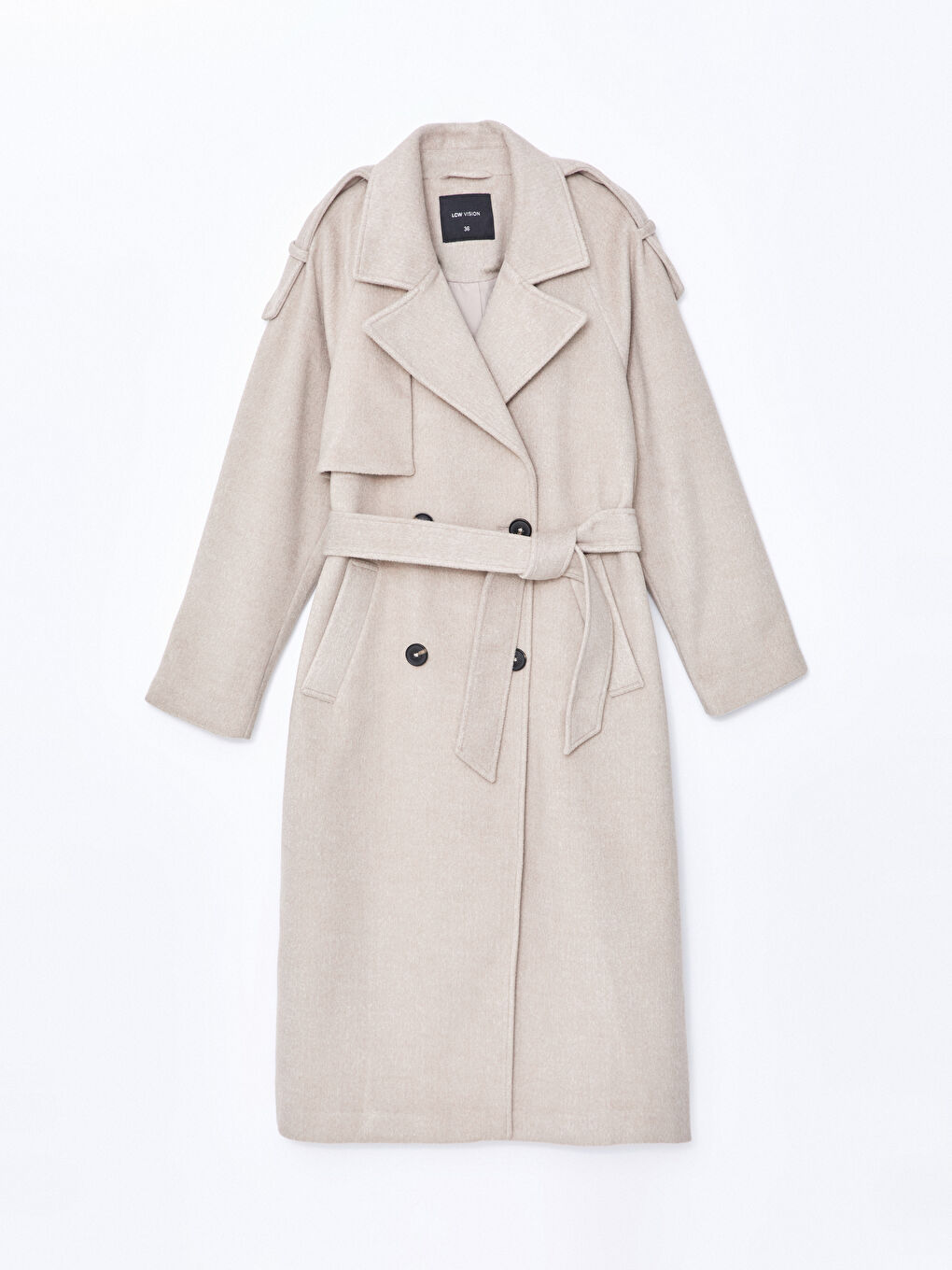 Jacket Neck Oversize Women's Cachet Overcoat-6