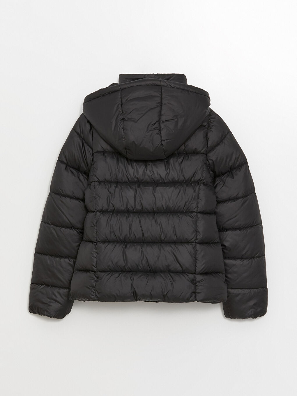 Geacă Matlasată cu Glugă pentru Femei-6