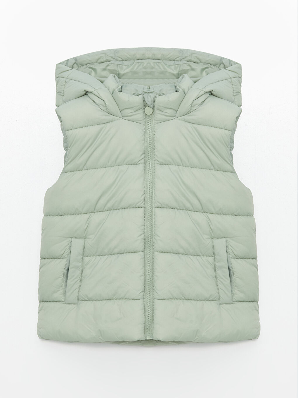 კაპიუშონიანი გოგონებისთვის დუტის ჟილეტი