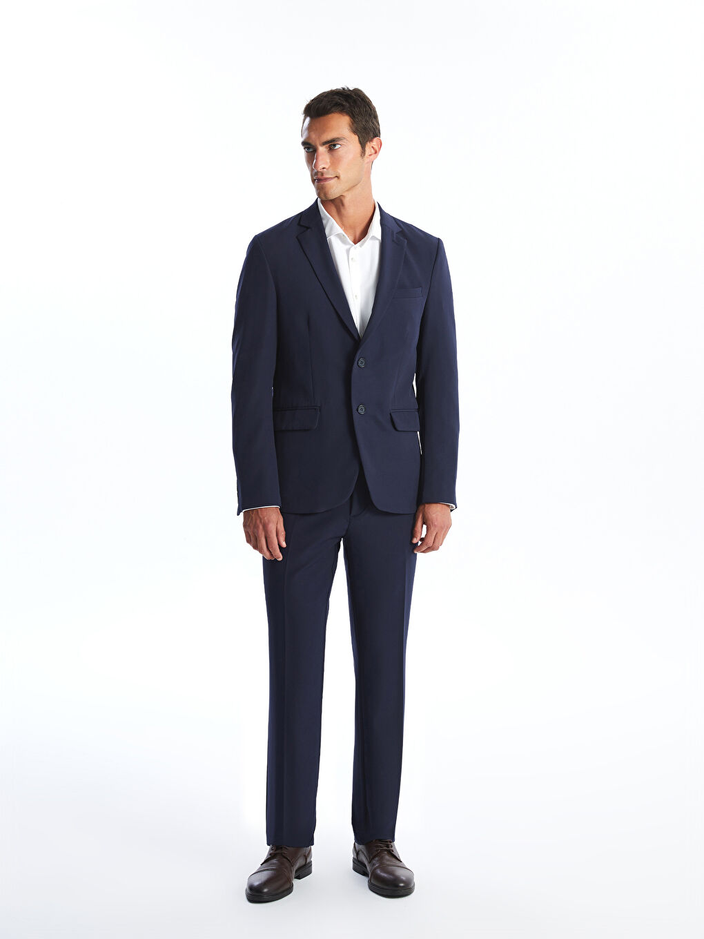 LCWAIKIKI Formal Lacivert Standart Kalıp Erkek Blazer Ceket - 1