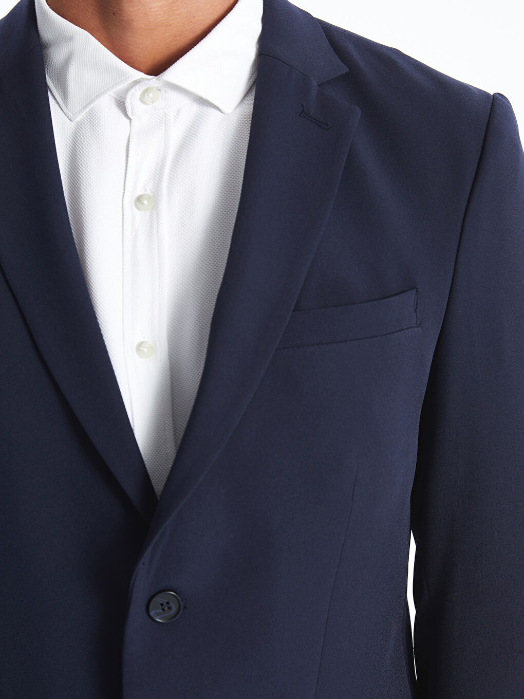 LCWAIKIKI Formal Lacivert Standart Kalıp Erkek Blazer Ceket - 2