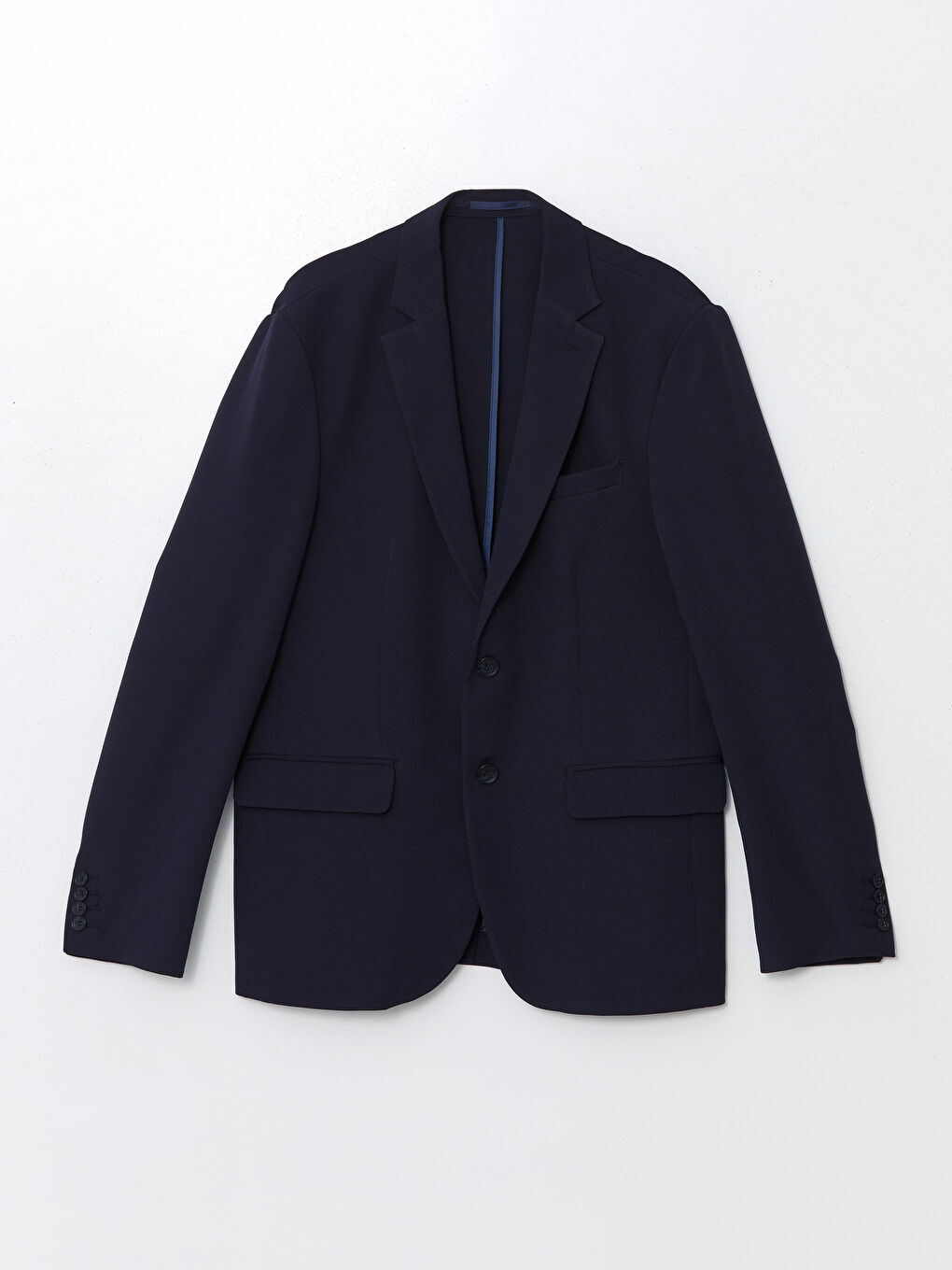 LCWAIKIKI Formal Lacivert Standart Kalıp Erkek Blazer Ceket - 4