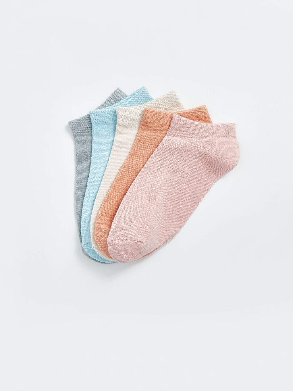 Women's Plain Trainer Socks 5 Pack-1