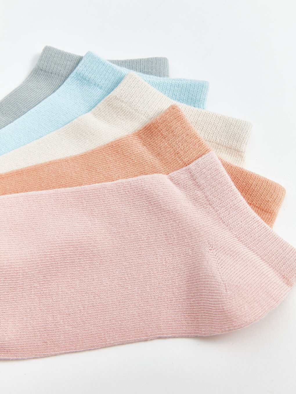 Women's Plain Trainer Socks 5 Pack-2