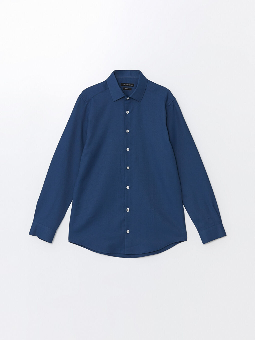 LCWAIKIKI Formal قميص رجالي دوبي بقصة ضيقة وكم طويل -W41379Z8-VCP