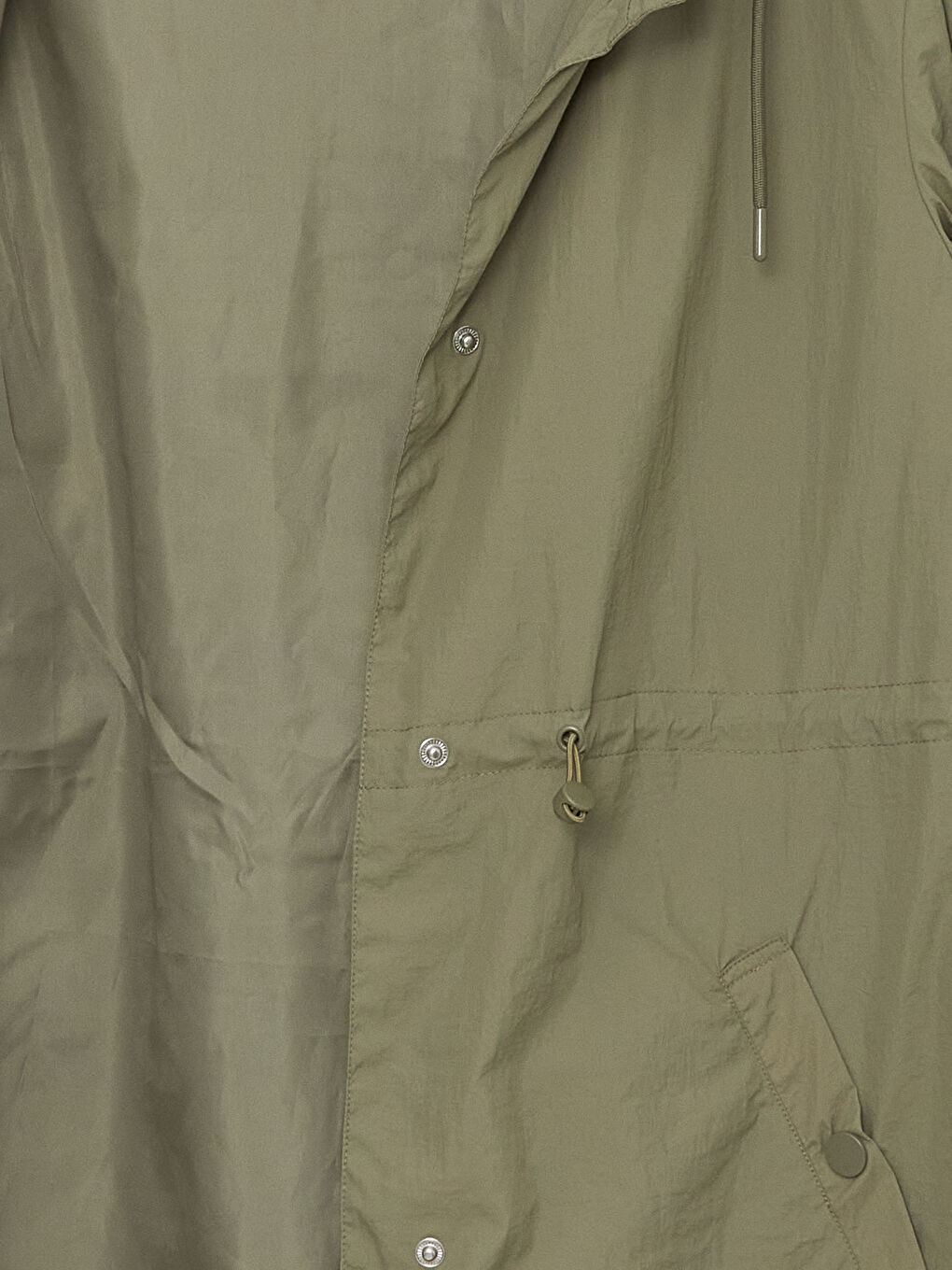 Women's Hooded Plain Raincoat-12