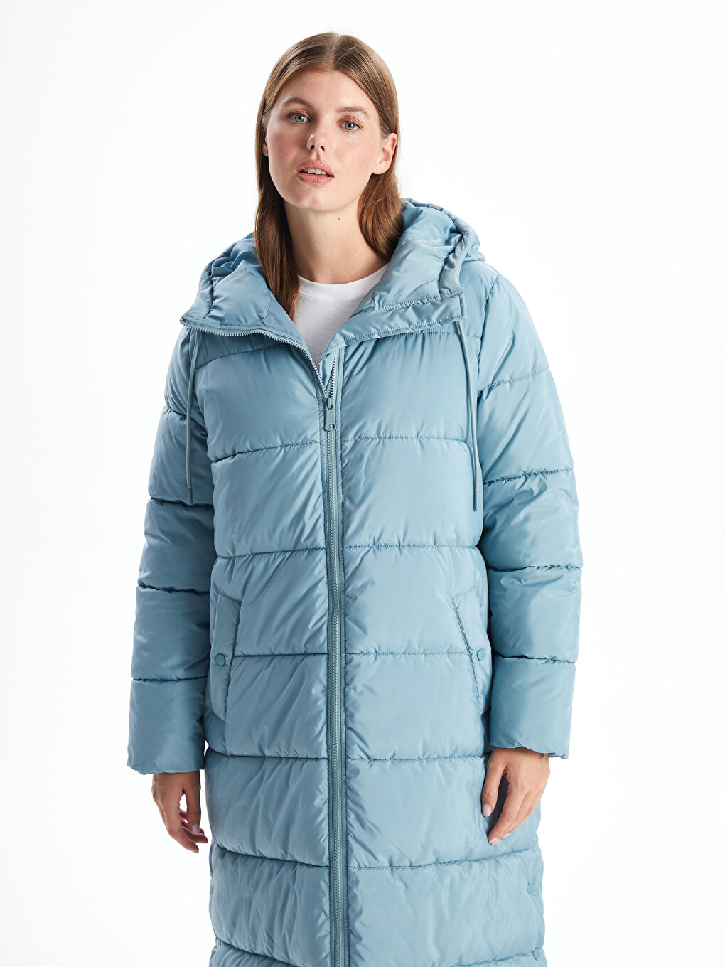 Hooded Oversize Women's Puffer Coat-1