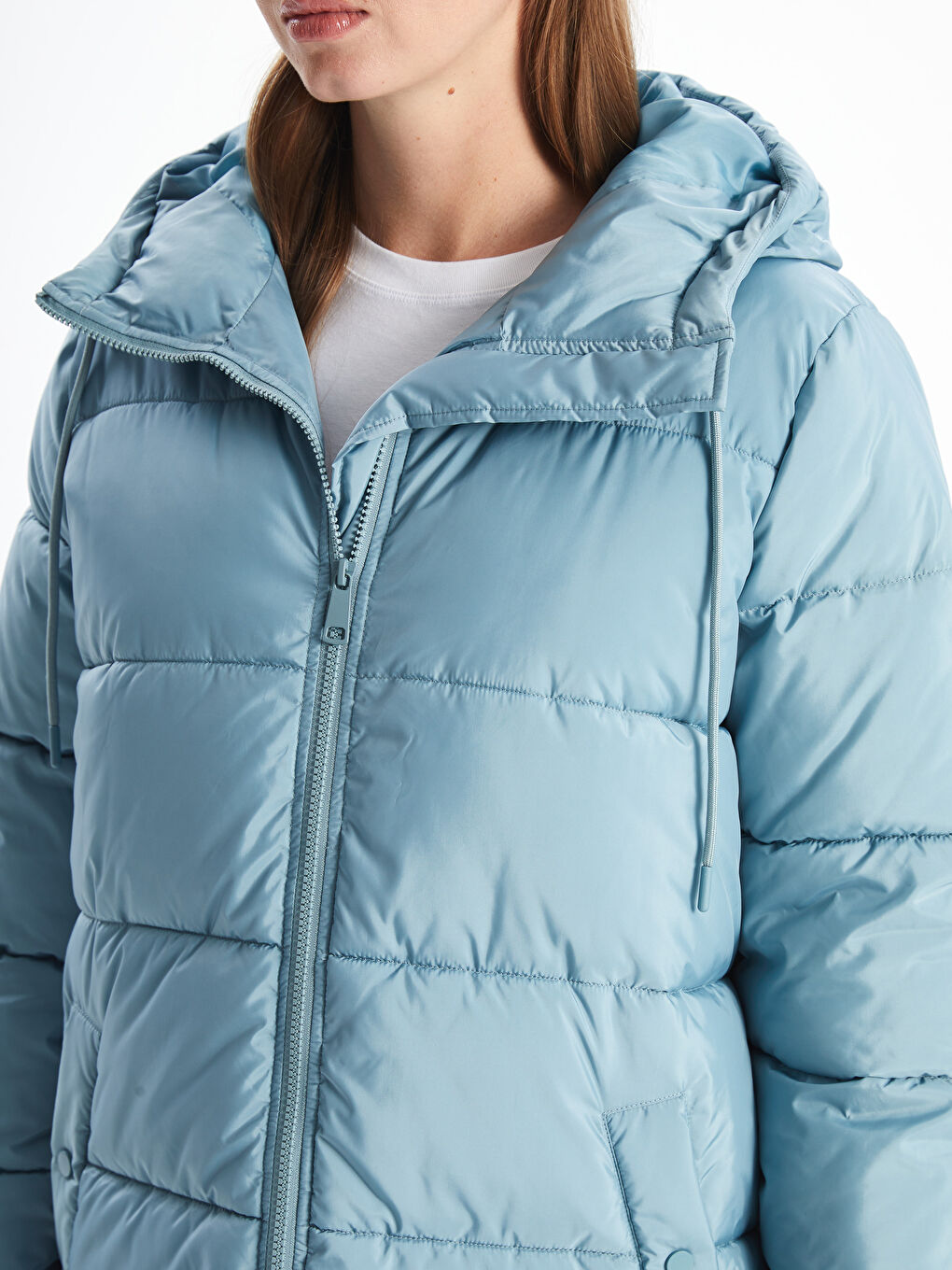 Hooded Oversize Women's Puffer Coat-2