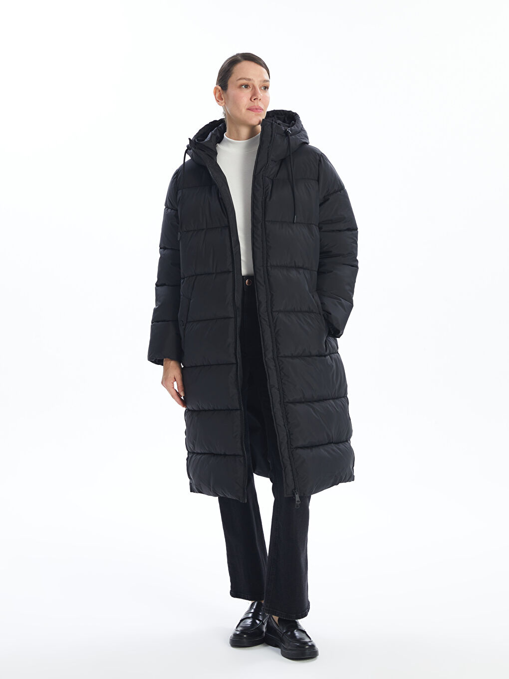 Hooded Oversize Women's Puffer Coat