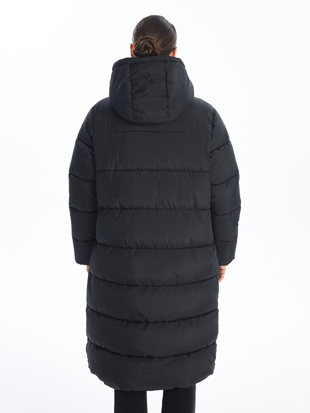 Hooded Oversize Women's Puffer Coat-5