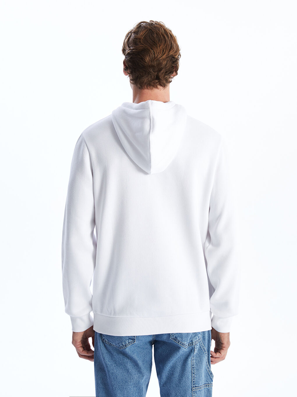 Long Sleeve Printed Men's Thick Hoodie-3