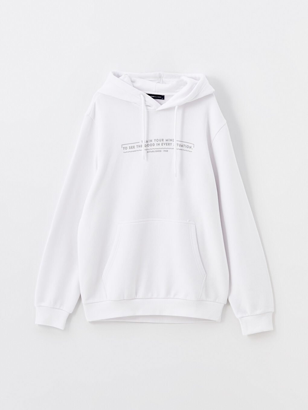 Long Sleeve Printed Men's Thick Hoodie-4