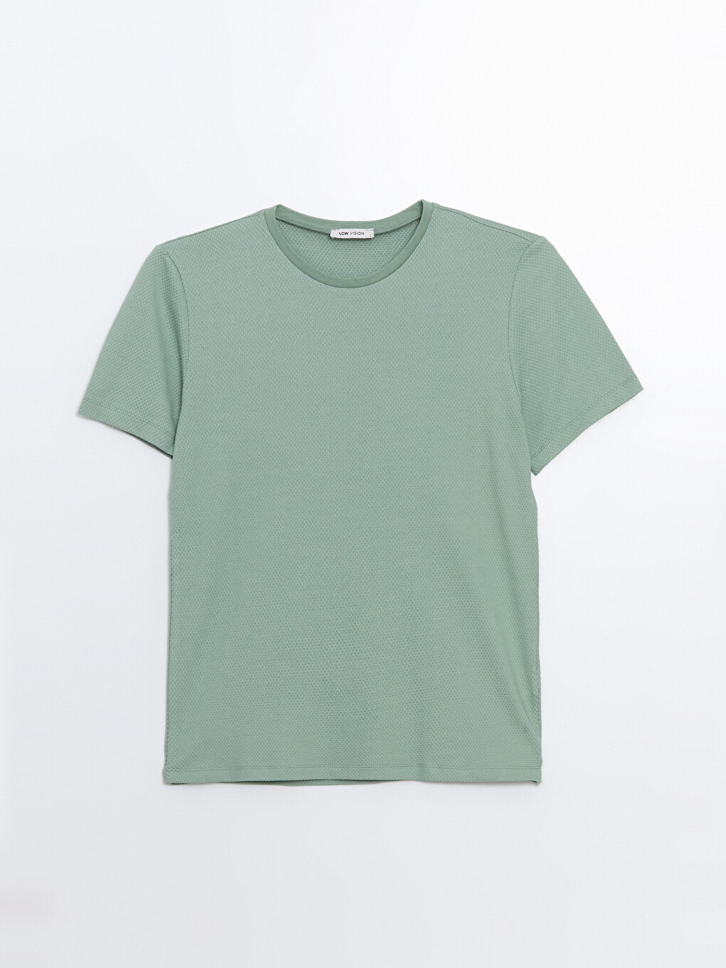 Tricou Pentru Bărbați Din Jerseu Cu Guler Rotund-4