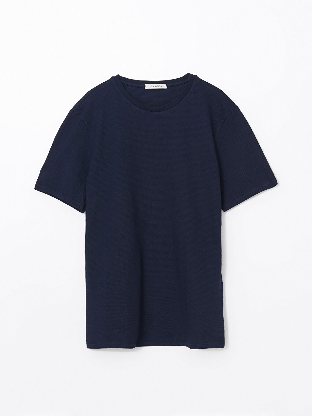 T-shirt Uni pour Hommes à Col Rond-4