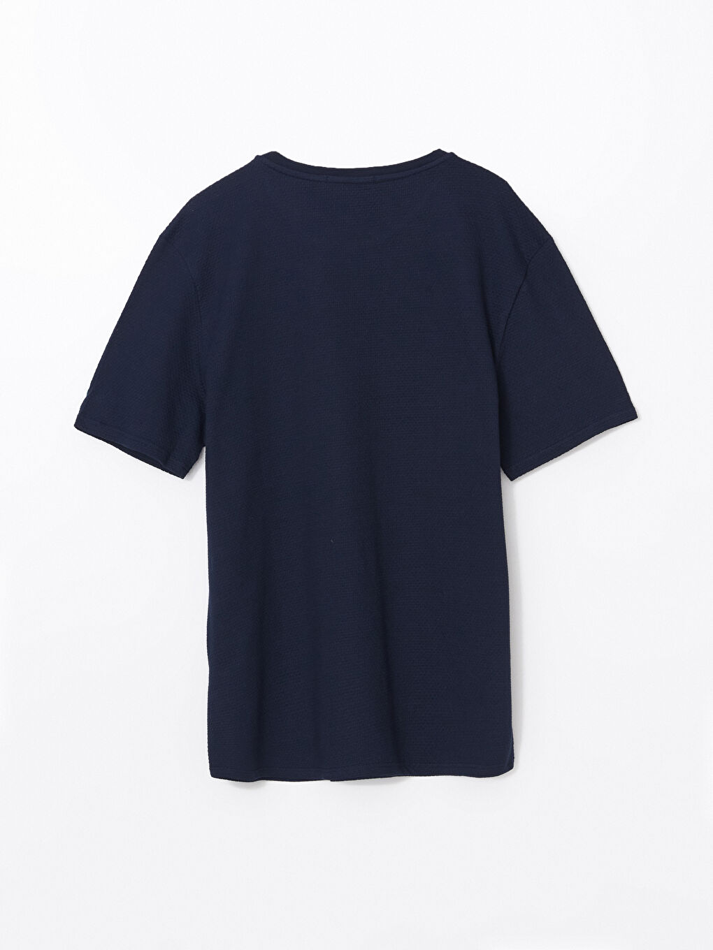 T-shirt Uni pour Hommes à Col Rond-5