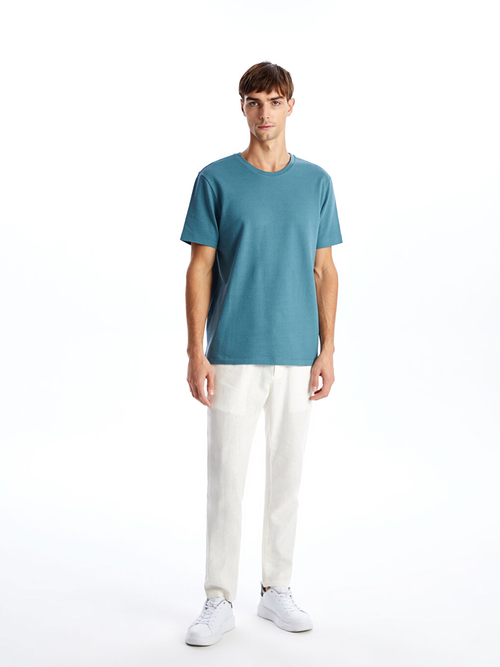 Crew Neck Jersey Men's T-Shirt-1