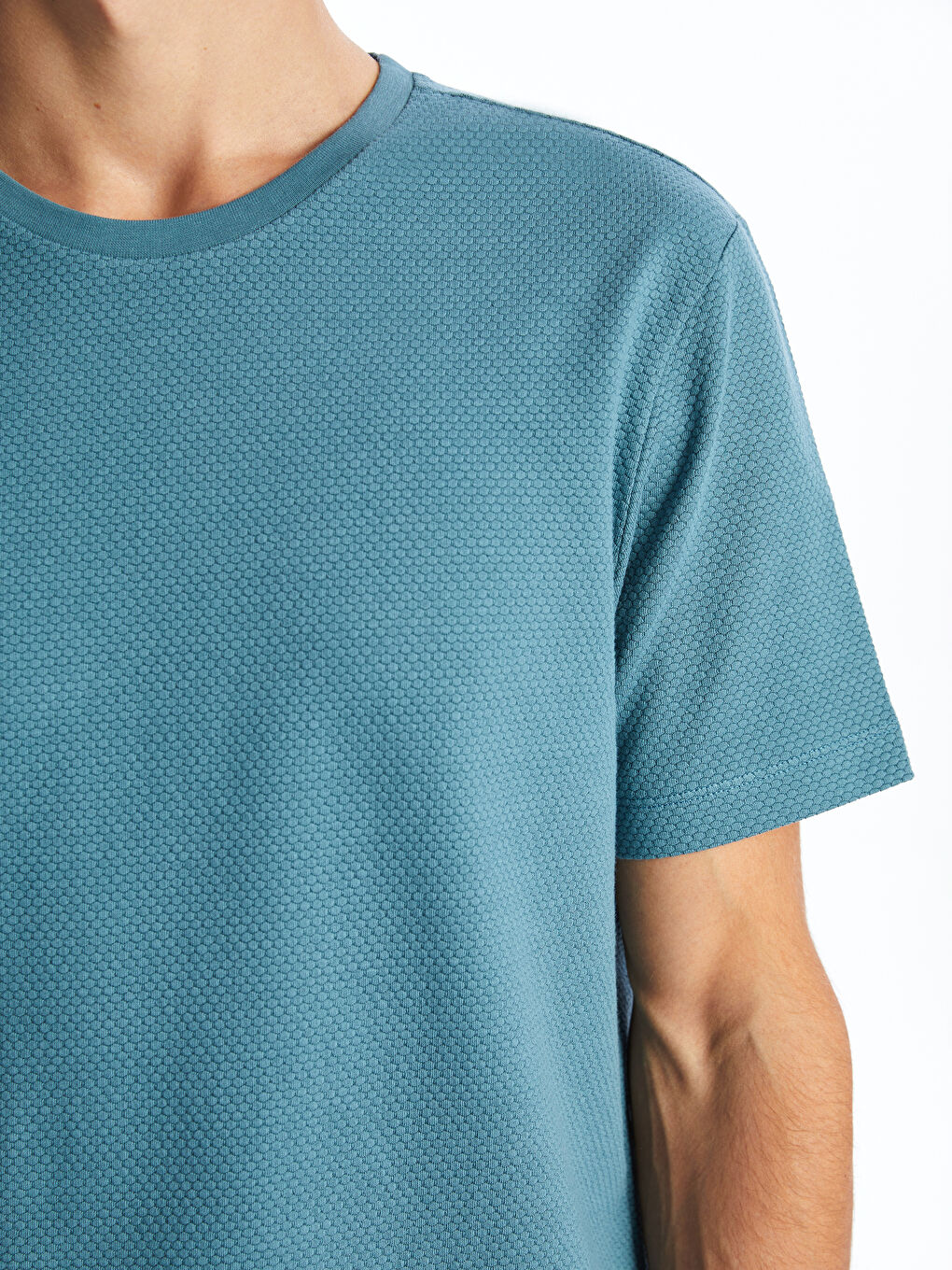 Crew Neck Jersey Men's T-Shirt-2