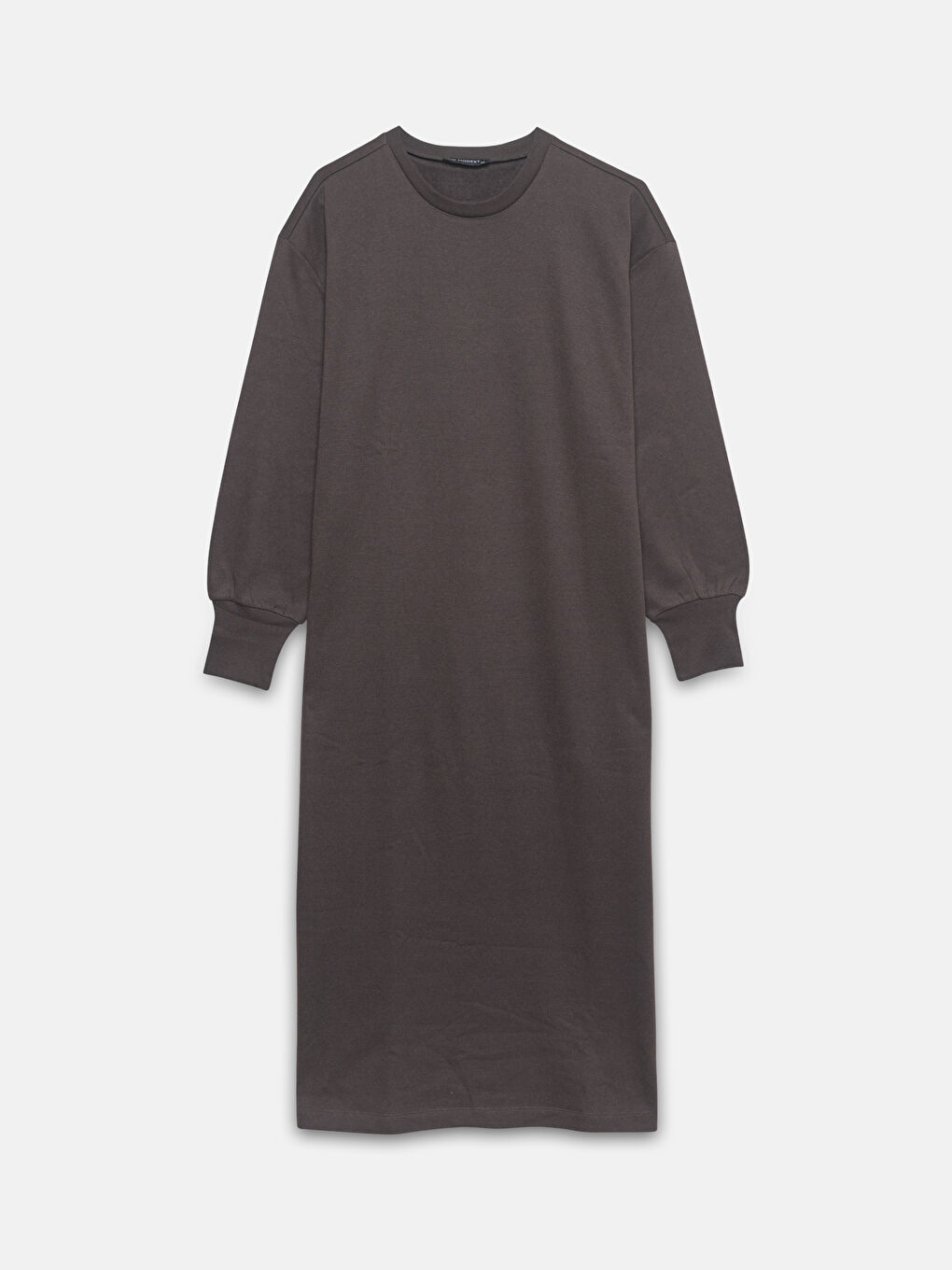 Crew Neck Women's Sweatshirt Dress -W41582Z8-JTW