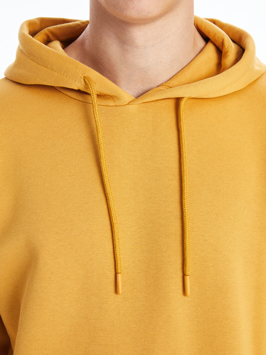 LCW Casual Koyu Sarı Uzun Kollu Erkek Hoodie - 2