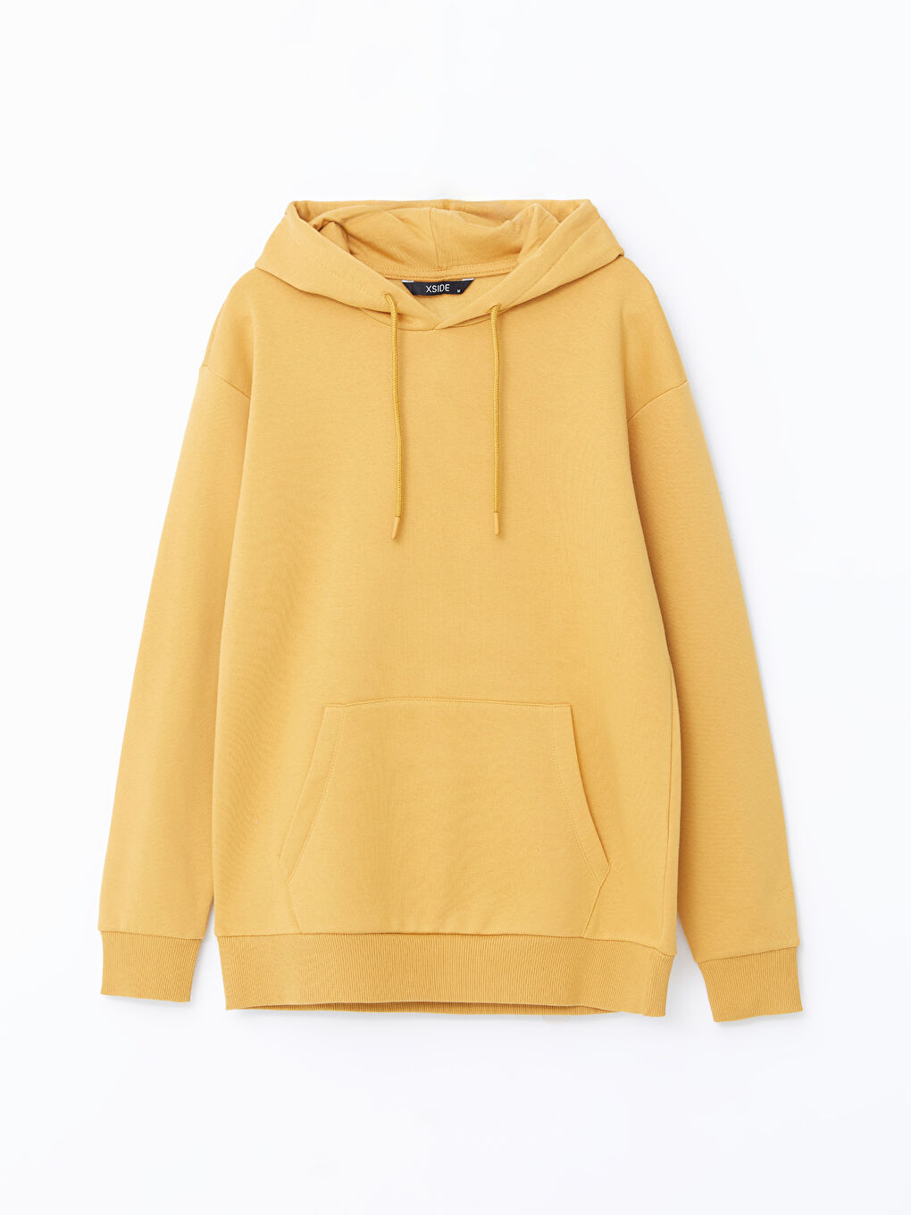 LCW Casual Koyu Sarı Uzun Kollu Erkek Hoodie - 4