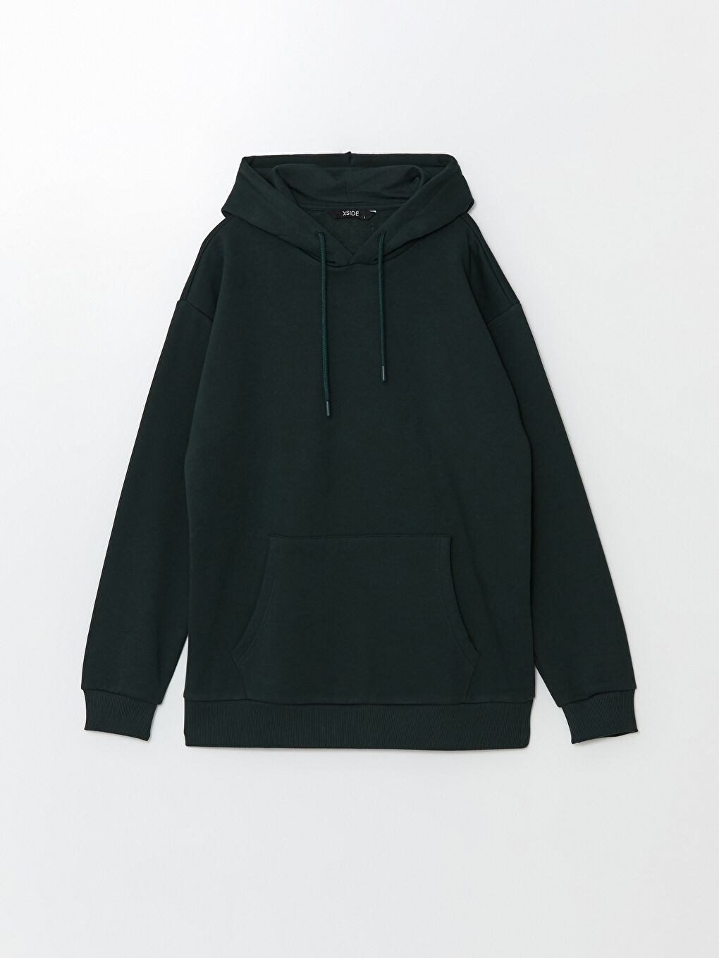 LCW Casual Koyu Yeşil Uzun Kollu Erkek Hoodie - 4